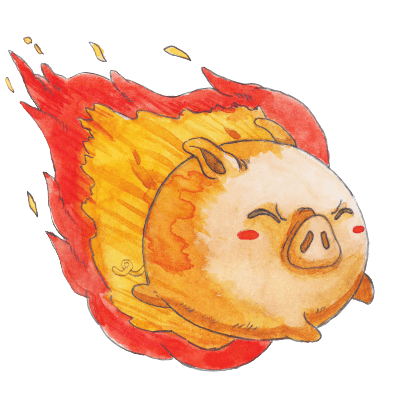 Original Hot Ham drawing