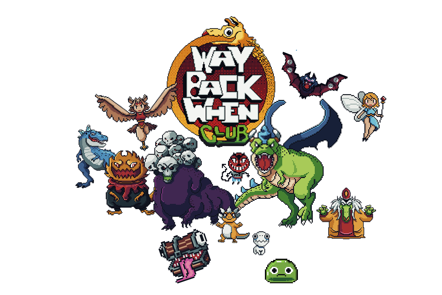 Way Back When Club creature artwork